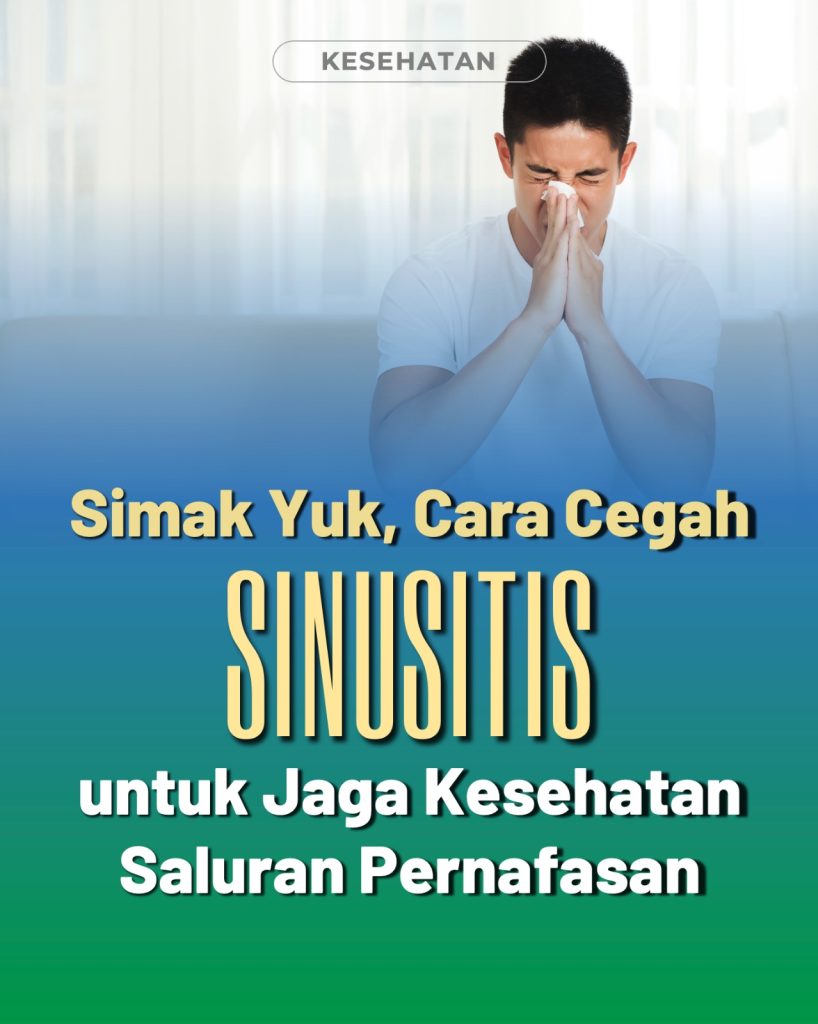 Simak Yuk, Cara Cegah Sinusitis - Info Care Free Day