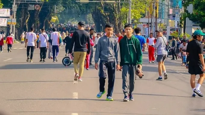 Ada Acara Rekor MURI, CFD Padang Sementara Pindah Lokasi