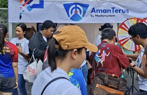 Hadir di CFD, AmanTerus Ajak Warga Waspada Keamanan Data Gadget