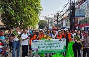 Peduli Lingkungan, CKA Giat CSR Bersih Sampah di CFD Jaksel