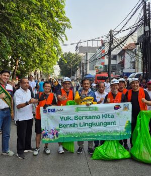 Peduli Lingkungan, CKA Giat CSR Bersih Sampah di CFD Jaksel