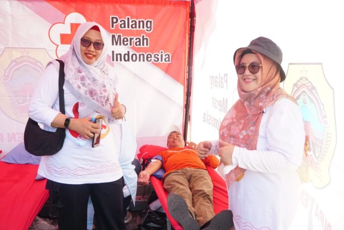 Warga Pati Antusias Donor Darah di CFD