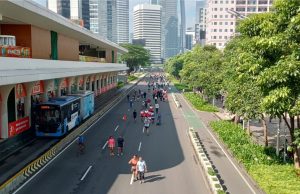 Bertepatan HUT TNI Ke-80, Car Free Day Sudirman – Thamrin Tetap Digelar Bertepatan dengan HUT TNI ke-80, Car Free Day tingkat propinsi DKI Jakarta tetap digelar di sepanjang Jalan Jend. Sudirman - Jl. MH Thamrin, Minggu, 5 Oktober 2025