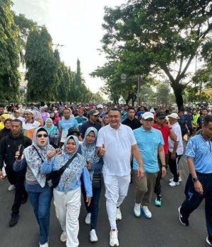 Uji Coba Zona Kuliner, Bupati Bogor Turun Langsung Ikuti CFD Tegar Beriman