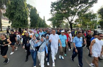 Uji Coba Zona Kuliner, Bupati Bogor Turun Langsung Ikuti CFD Tegar Beriman