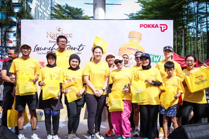 Hadir dengan 3 Kebaikan yang Menyegarkan, POKKA Luncurkan Natsbee Honey Orange di Car Free Day