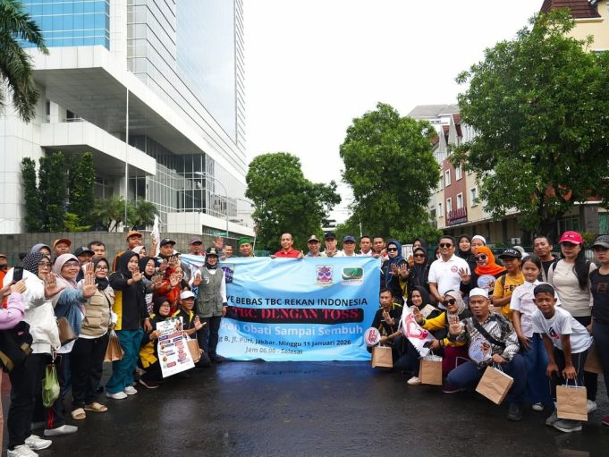 Lewat CFD, Pemkot Jakbar Gencarkan Edukasi TBC ke Warga