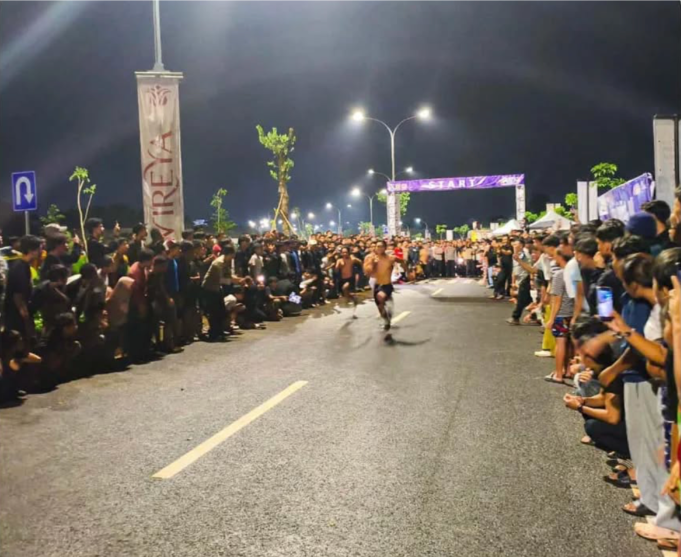 Meriah & Antusias, Warga Padati Fun Night Run Tangsel