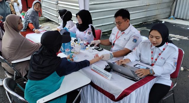 Hadir di CFD Jaksel, PMI Gelar Pemeriksaan Golongan Darah dan Kesehatan Gratis