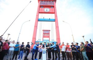 Car Free Day Ampera Diresmikan, Dorong Budaya Sehat dan Penguatan Ekonomi