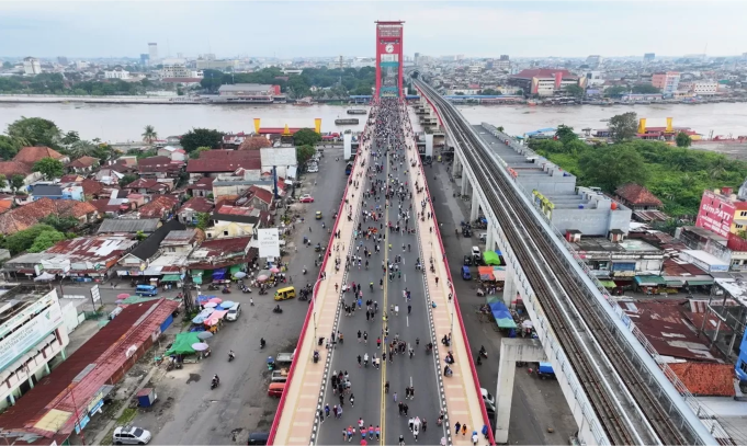 Diresmikan Gubernur, Peluncuran CFD Palembang Minggu 14 Juni 2026