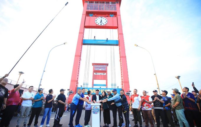 Car Free Day Ampera Diresmikan, Dorong Budaya Sehat dan Penguatan Ekonomi
