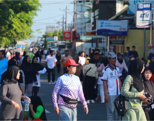 Peduli Pola Hidup Lebih Sehat, Warga Padati CFD Belitung