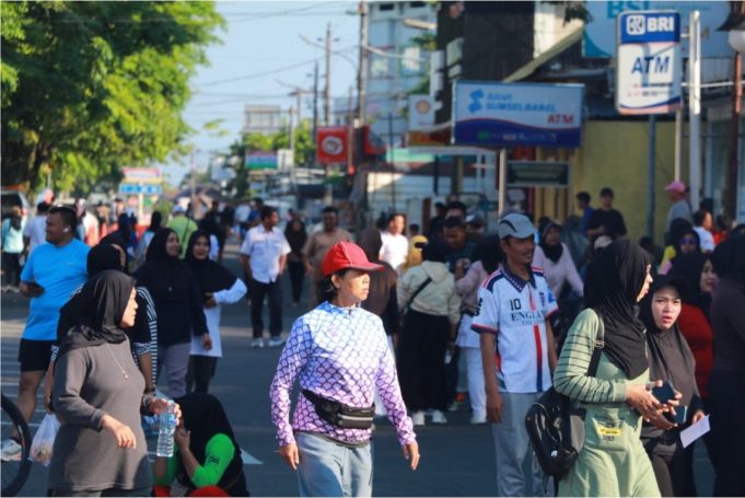 Peduli Pola Hidup Lebih Sehat, Warga Padati CFD Belitung