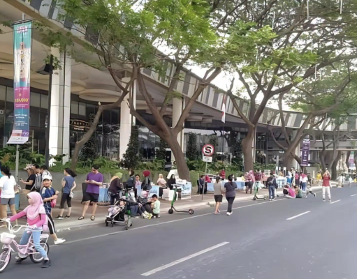 Siapa Bilang CFD Hanya Minggu, Besok Sabtu Ada CFD di Lippo Karawaci!