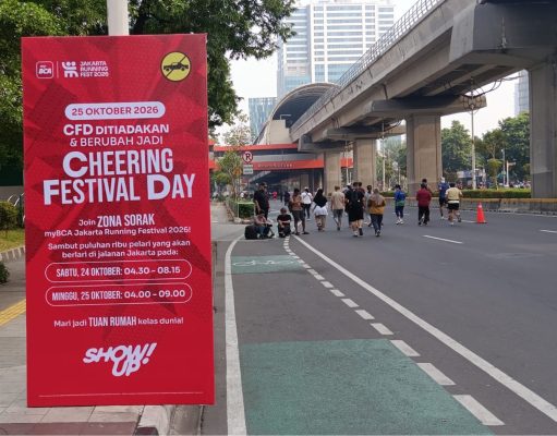 CFD Jakarta 25 Oktober 2026 Ditiadakan, Dialihkan untuk Gelaran Jakarta Running Festival